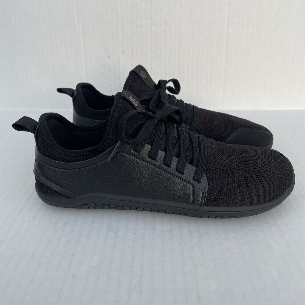 Vivobarefoot Womens Kasana Knit & Leather Black Minimalist Barefoot Shoes 8 EU39 - Picture 5 of 13